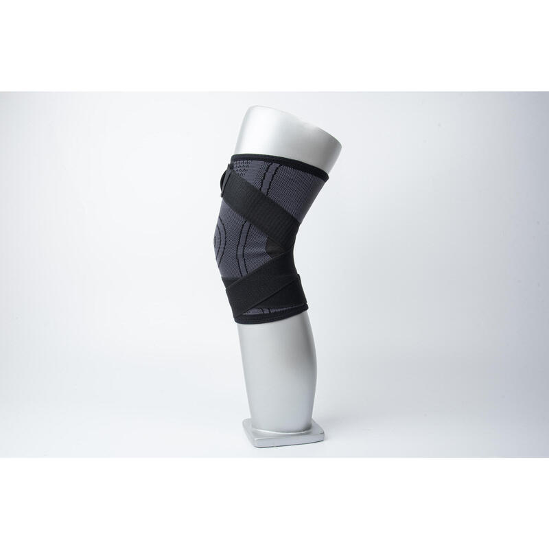 KNEE SLEEVES STRAP - GREY