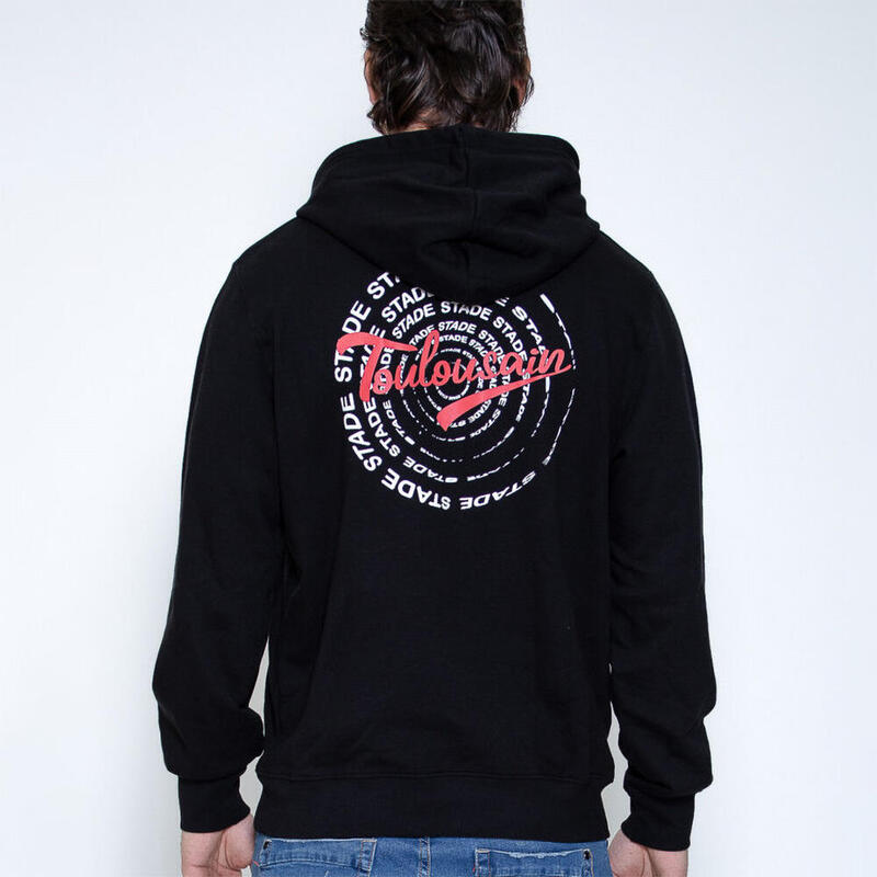 Sudadera Con Capucha Stade Toulousain Circle Negro