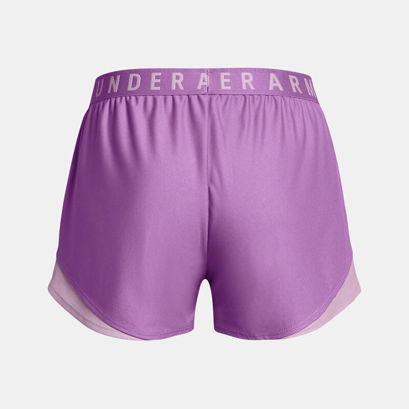 Pantalon Corto Ua Play Up 3.0 Morado Mujer Under Armour