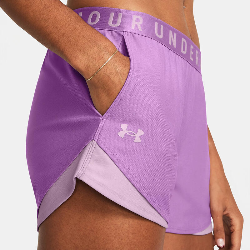 SHORT UA PLAY UP 3.0 FEMME UNDER ARMOUR VIOLET