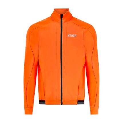 Veste Storm orange - Veste thermique de cyclisme pour hommes