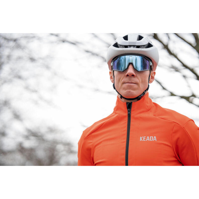Veste Thermique de Cyclisme Storm Orange – Homme