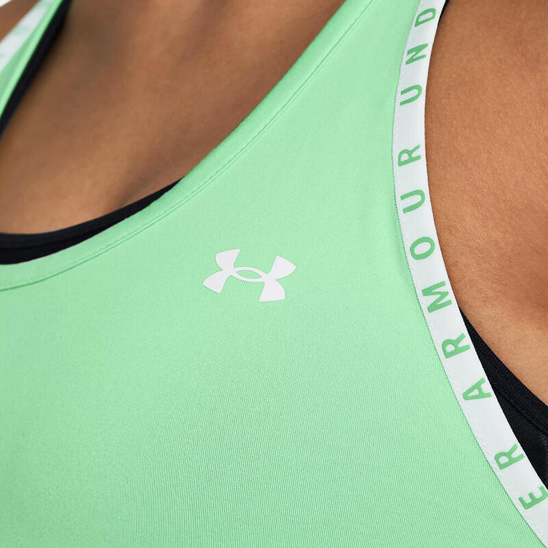 Camiseta Sin Mangas Mujer Under Armour Verde Ua Knockout