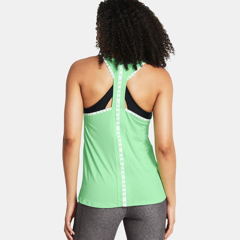 Camiseta Sin Mangas Mujer Under Armour Verde Ua Knockout