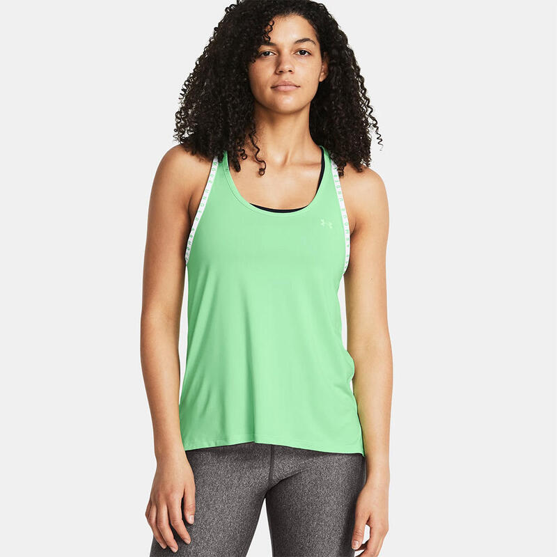 Camiseta Sin Mangas Mujer Under Armour Verde Ua Knockout