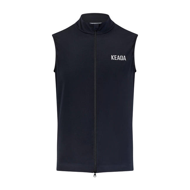 KEADA SPORTS Gilet da ciclismo Keada donna Nero antivento slim