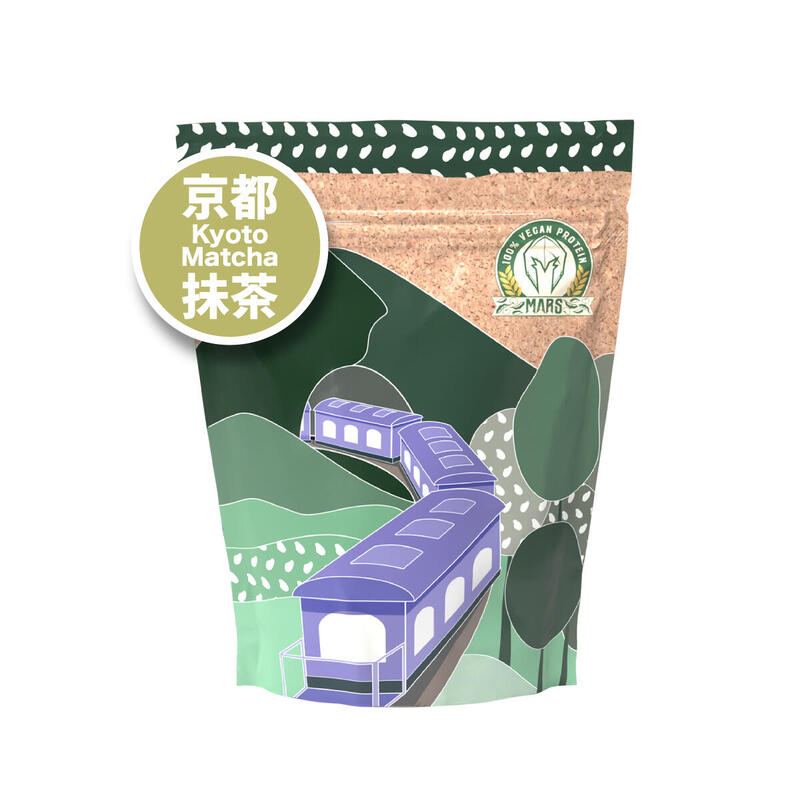 分離豌豆蛋白 1kg - 京都抺茶口味