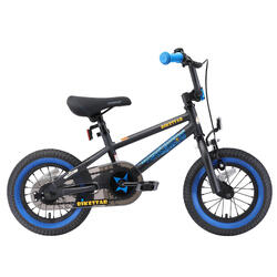 Vélo pour enfants BMX Bikestar 12 pouces, noir / bleu