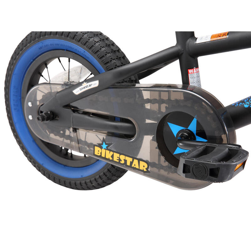 Bikestar kinderfiets BMX 12 inch zwart/blauw