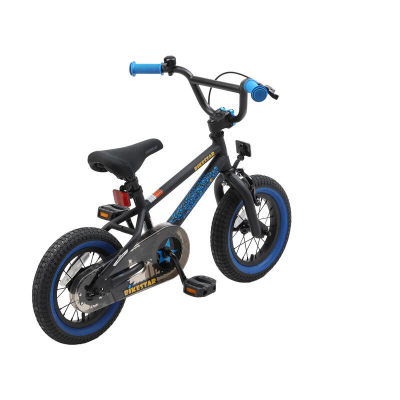 Bikestar kinderfiets BMX 12 inch zwart/blauw