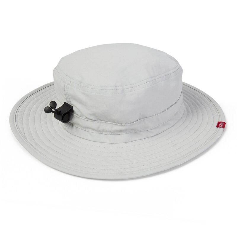 Adult Unisex UV Protection Technical Marine Sun Hat - Silver