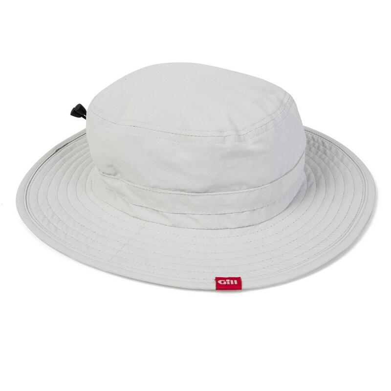 Adult Unisex UV Protection Technical Marine Sun Hat - Silver