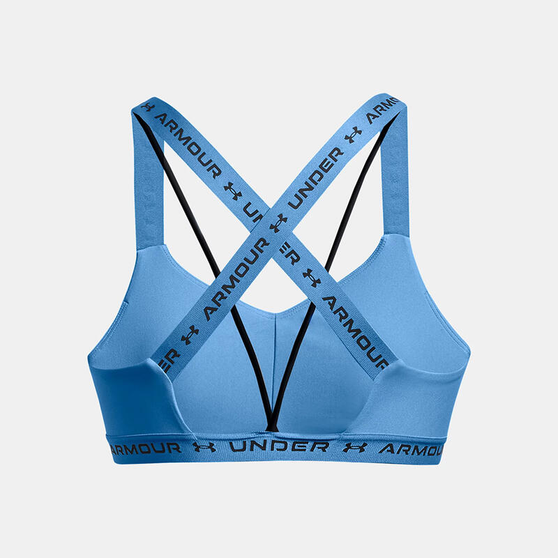 BRASSIERE UNDER ARMOUR FEMME DOS CROISÉ BLEU