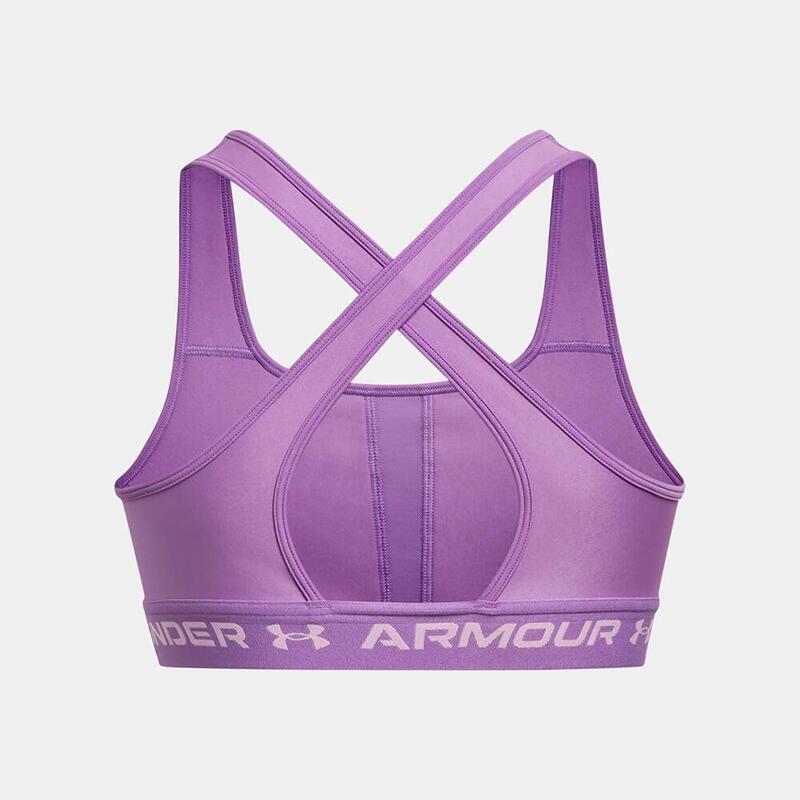 BRASSIÈRE FEMME UNDER ARMOUR CROSSBACK VIOLETTE