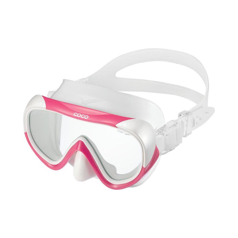 COCO Adult Women Single-lens Diving Mask - Pink/White