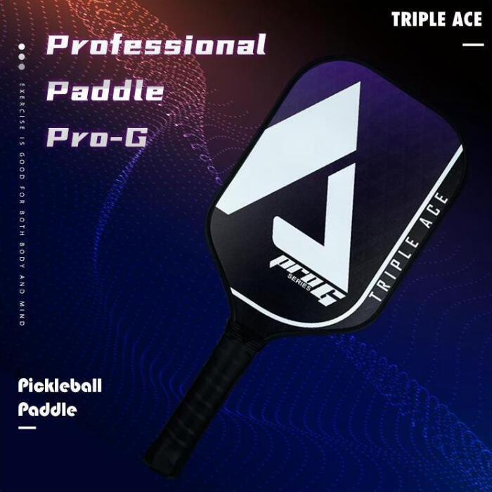 USAPA APPROVED CARBON FIBER PICKLEBALL PADDLE PRO-G - Black