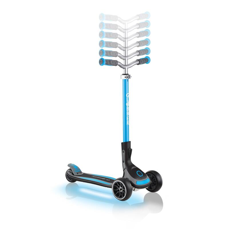 Ultimum Kid's Lights Foldable Scooter - Sky Blue