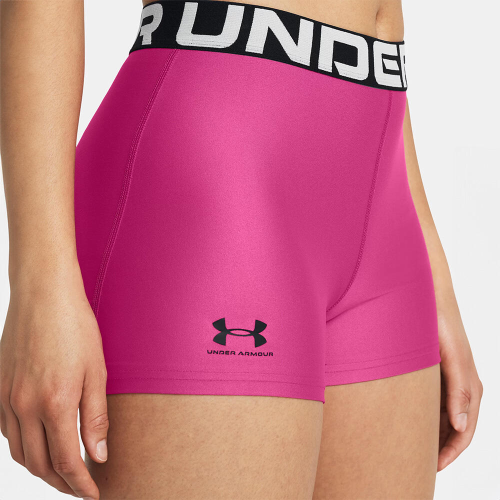 Krótkie legginsy treningowe damskie UNDER ARMOUR szybkoschnące kolarki 4/7