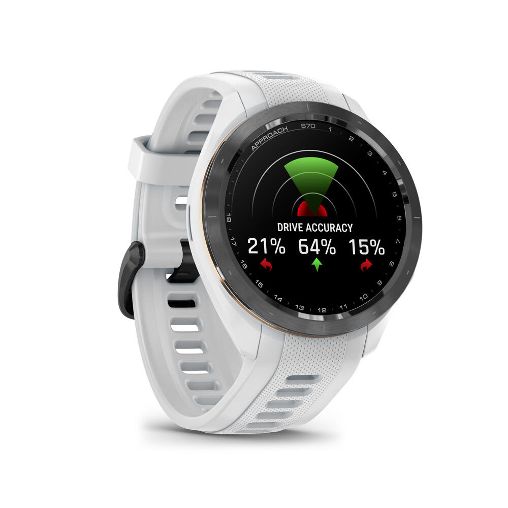 Garmin GPS Golf Watch Approach S70s Premium (42mm) - White