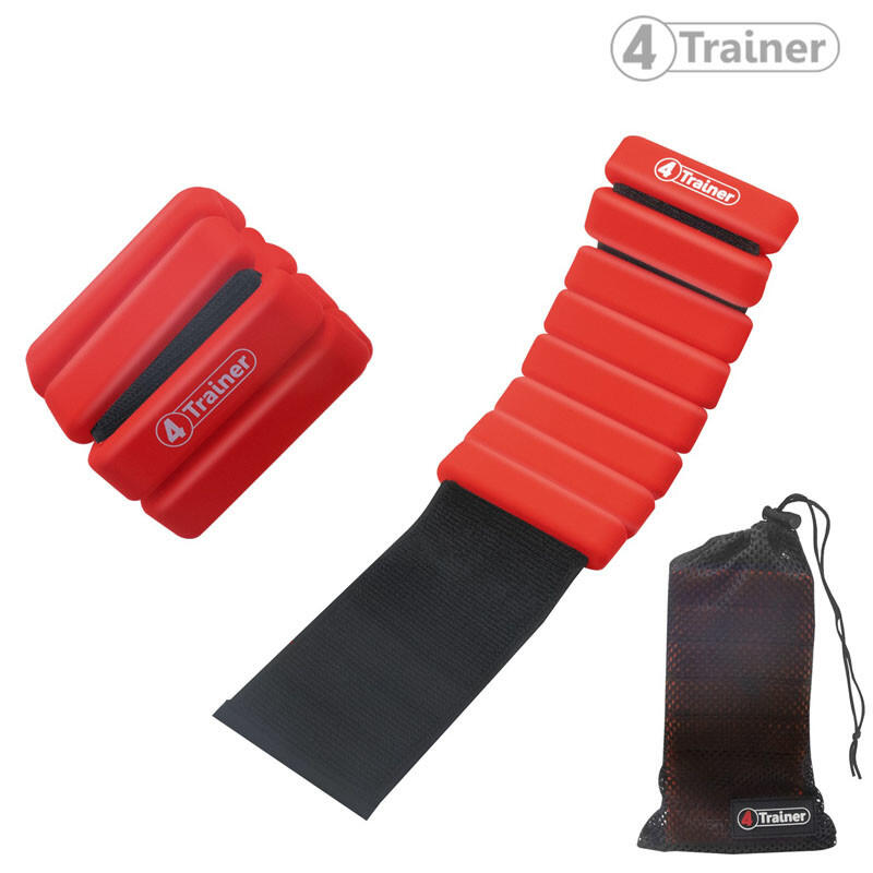 Bandes Lestées Silicone - Rouge - 2 x 1kg - 4TRAINER 5/5