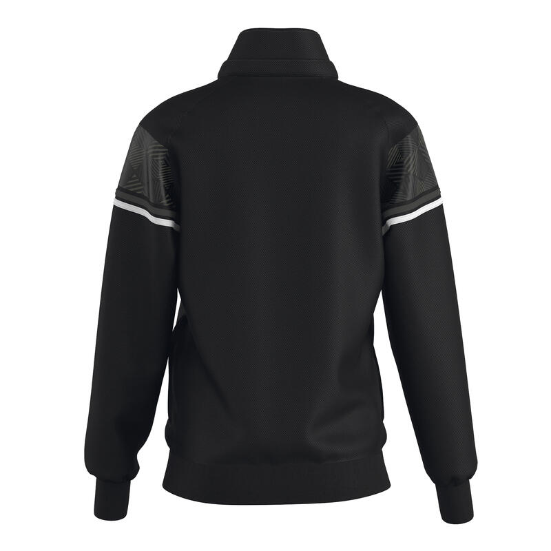 Sweatshirt Errea Diana Trainingsjack Ad 07780 Zwart Mieren Wit Vrouwen