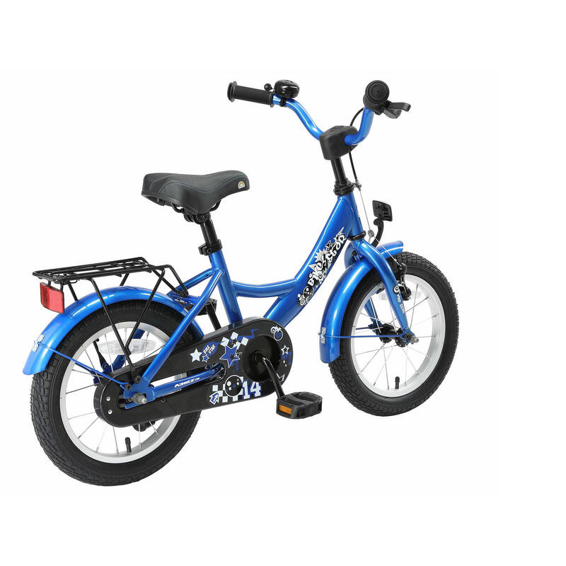 Bicicleta niños 14 pulgadas BIKESTAR classic azul 3 años