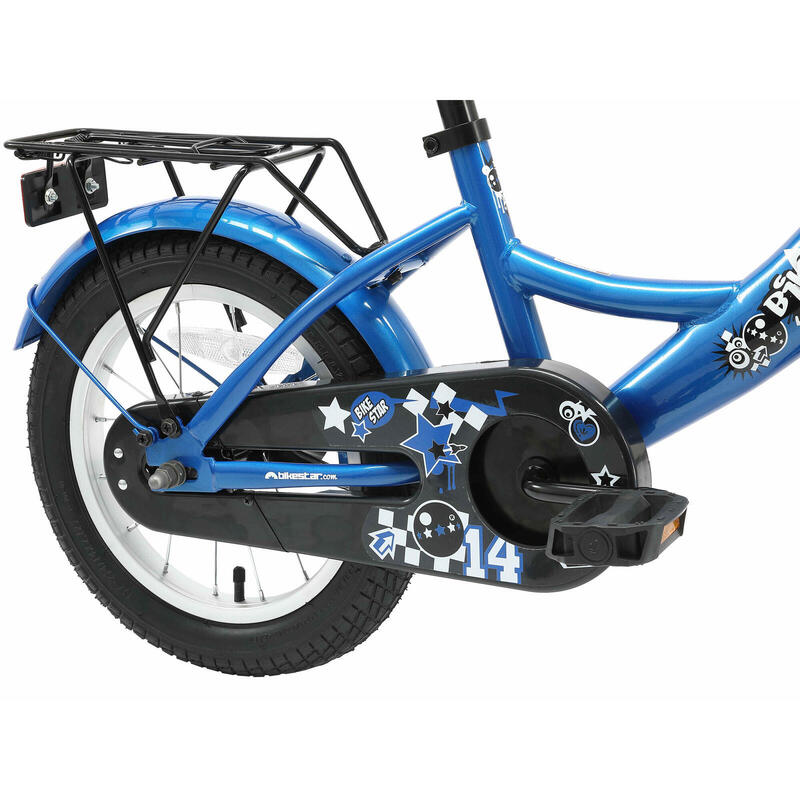 Bicicleta niños 14 pulgadas BIKESTAR classic azul 3 años