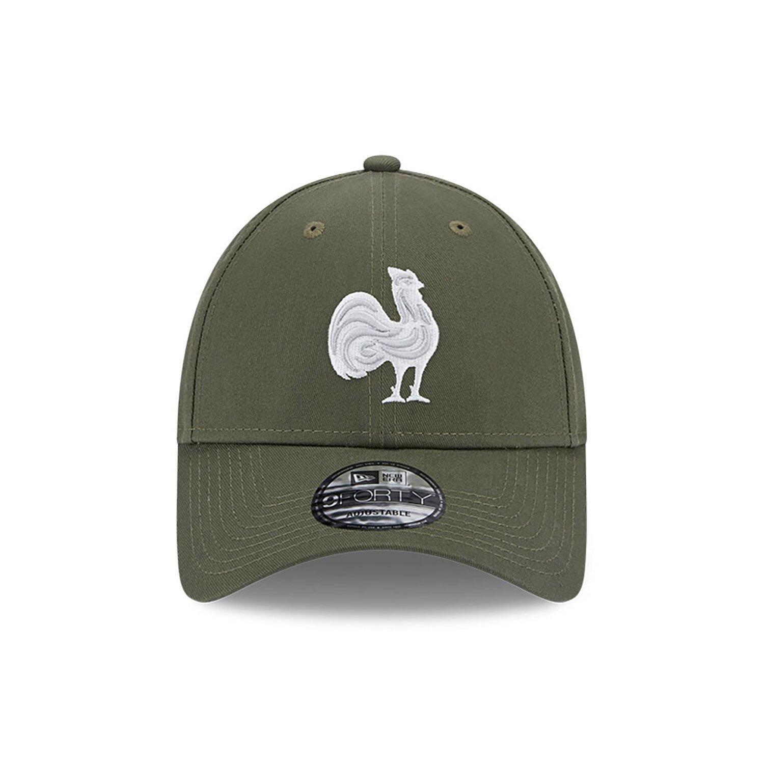 New Era France Rugby 9FORTY Adjustable Cap Green 2/5