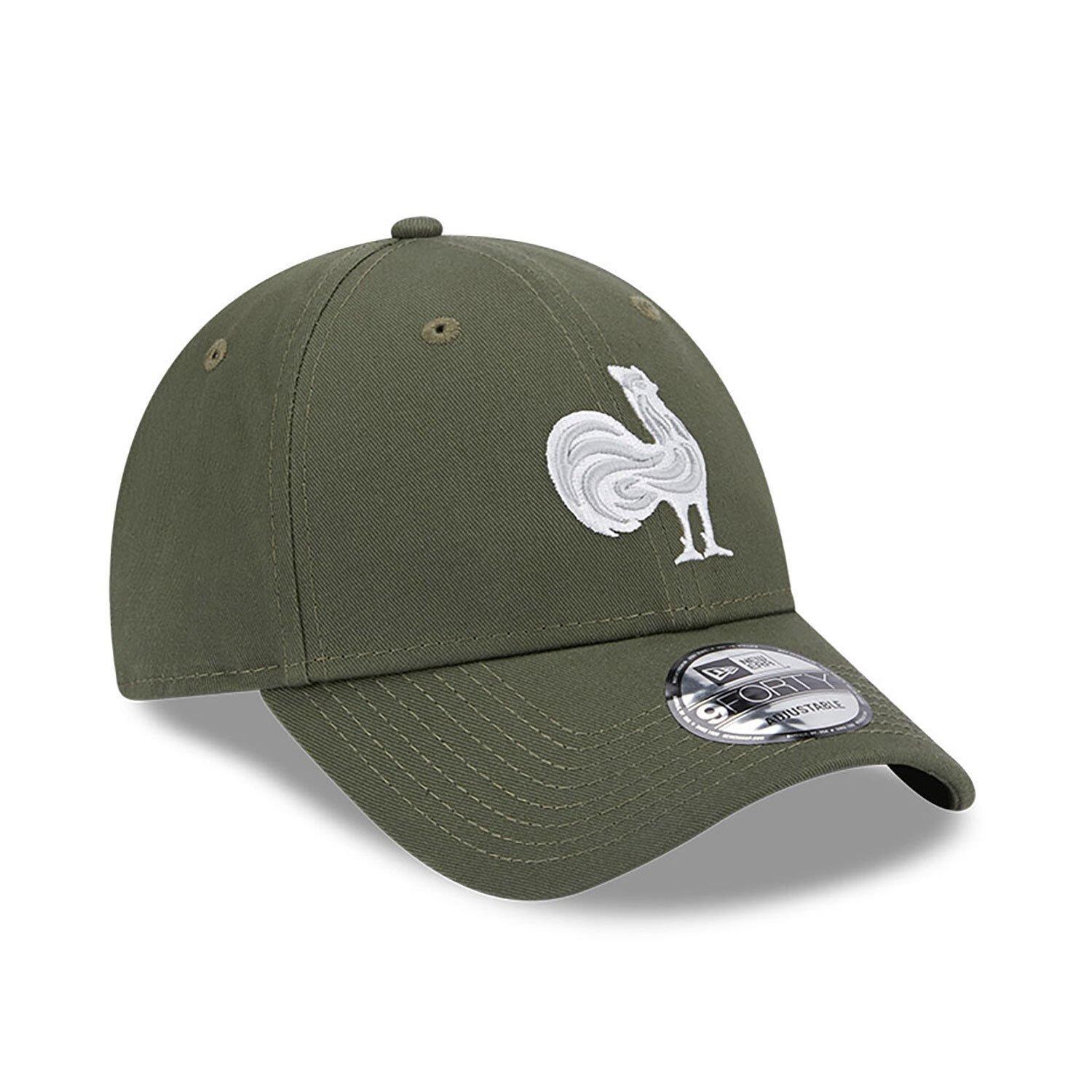 New Era France Rugby 9FORTY Adjustable Cap Green 3/5
