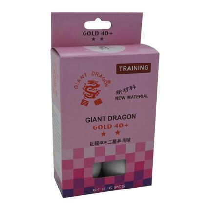 BOÎTE DE 6 BALLES DE TENNIS DE TABLE blanche