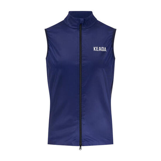 Gilet da ciclismo essenziale da donna - Blu navy