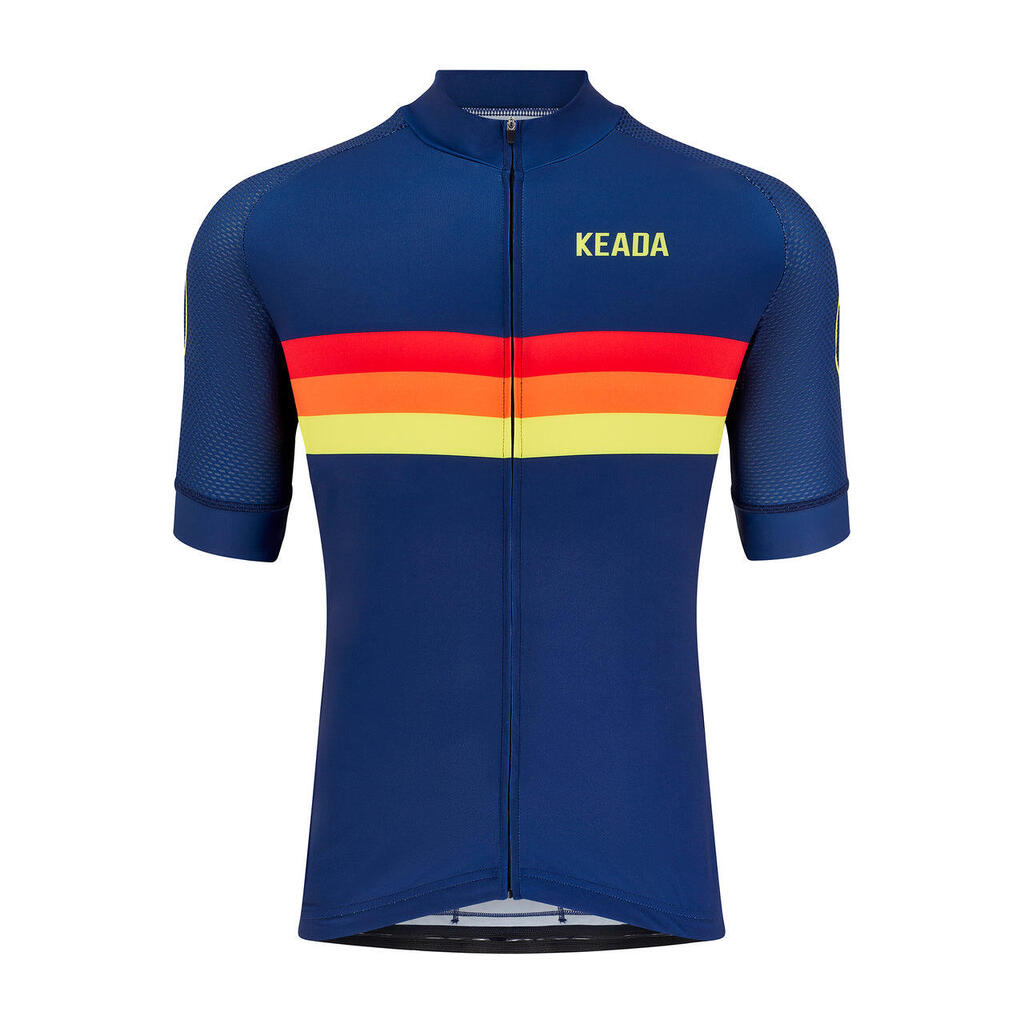 Mens Short Sleeved Cycling Jersey - Sunrise