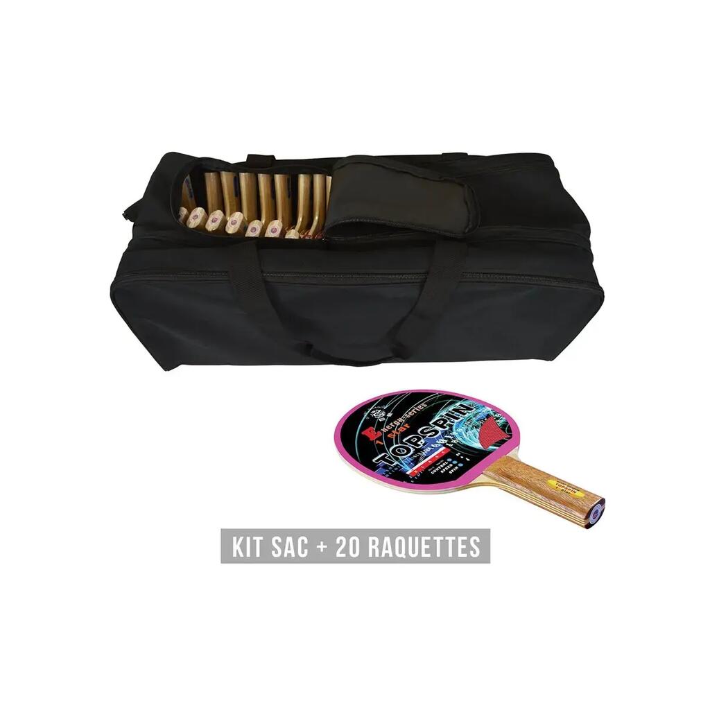 Racket kit (bag + 20 rackets) Sporti Topspin