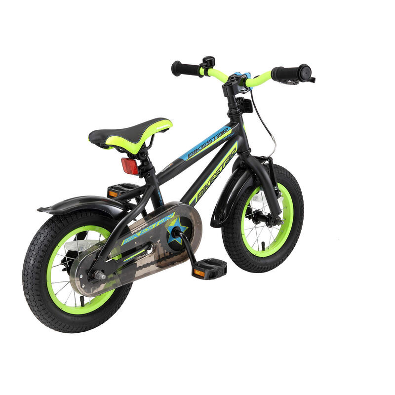 Bikestar kinderfiets Urban Jungle 12 inch zwart/groen