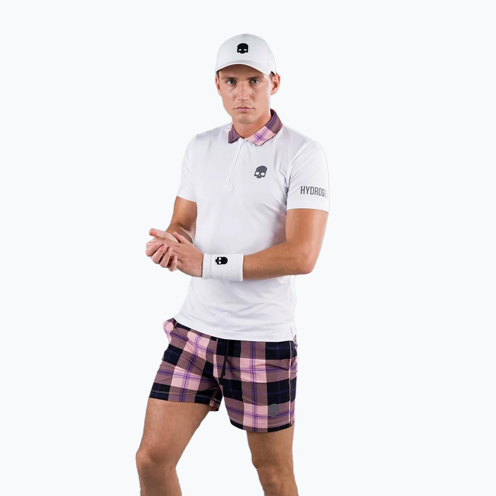 Polo de tennis homme HYDROGEN Tartan 2/3