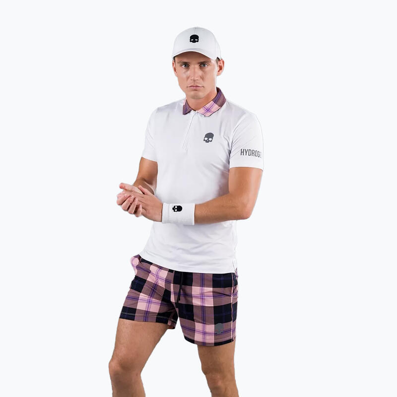 Tricou polo tenis pentru bărbați HYDROGEN Tartan