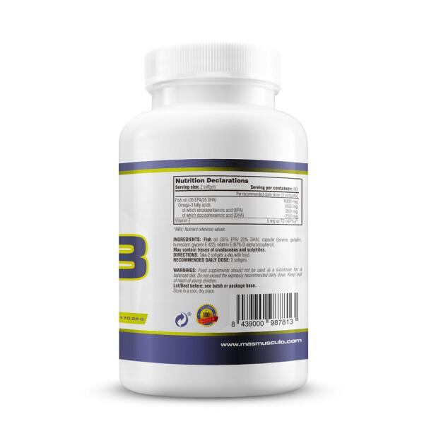 Ultra Omega 3 - 120 Softgels de MM Supplements