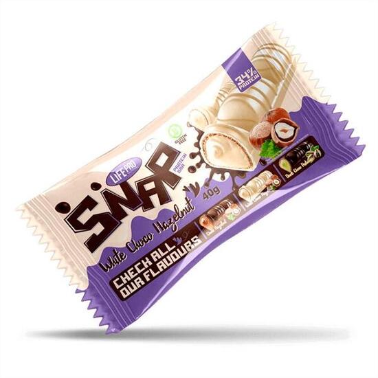 Snap - 40g Chocolate Blanco con Avellanas LifePRO