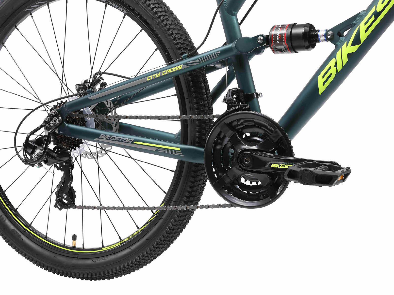 MTB 27.5" alluminio, full suspension, 21 velocità, freno a disco 5/5