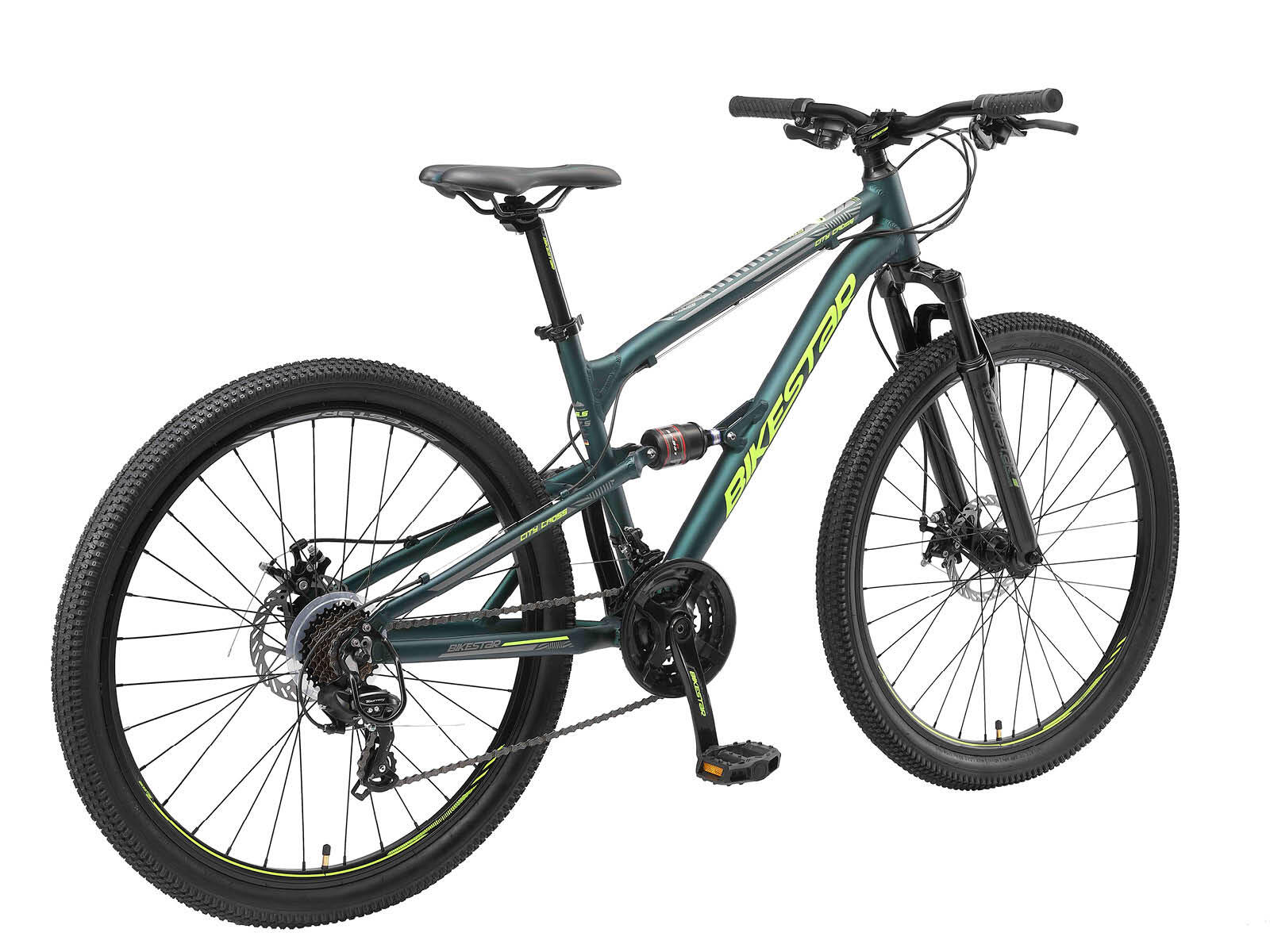 MTB 27.5" alluminio, full suspension, 21 velocità, freno a disco 3/5