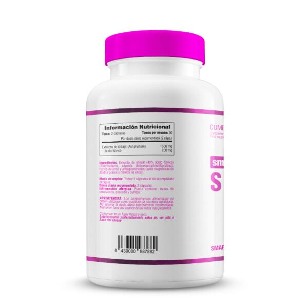Shilajit - 60 Cápsulas Vegetales Smart Supplements 2/5