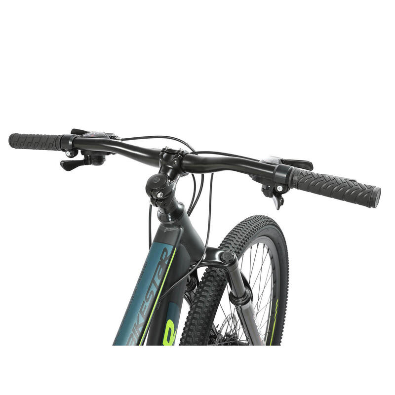 Bikestar Fully MTB Staal Medium 27.5 Inch 21 Speed Zwart/groen