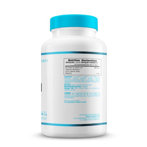 Mélatonine et Valériane - 60 capsules de Smart Supplements 3/5