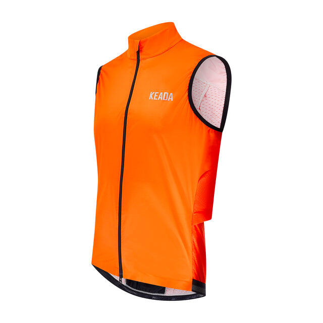 Gilet de cyclisme essentiel pour homme - Orange 2/5