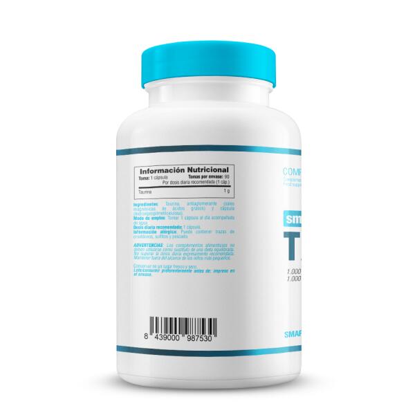 Taurine 1000mg - 90 capsules de Smart Supplements 2/5