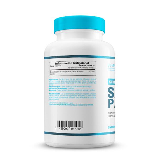 Saw palmeto 200mg - 60 vegetable capsules de Smart Supplements 2/5
