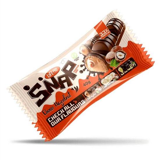 Snap - 40g Chocolate Blanco con Avellanas LifePRO