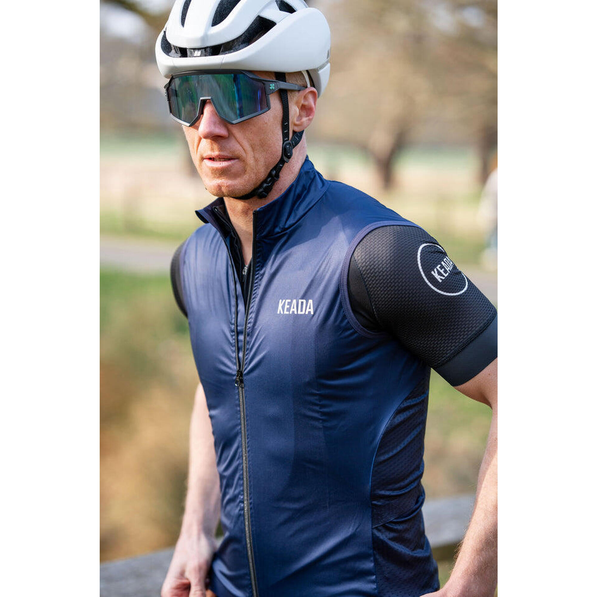 Gilet de cyclisme Essentiel pour homme - Marine