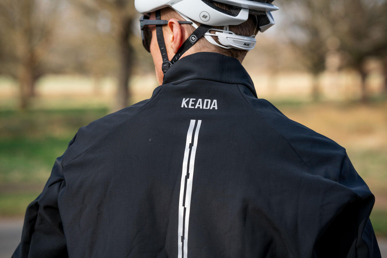 Giacca Storm Nera - Giacca Termica da Ciclismo Uomo 4/5
