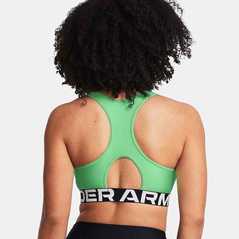 BRASSIÈRE FEMME UNDER ARMOUR HEATGEAR® VERTE BRANDED